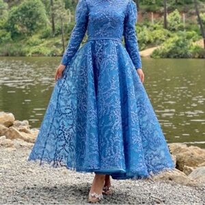 SOLD Princess Gown Long Sleeve